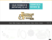 Tablet Screenshot of freemanandfootejewelers.com